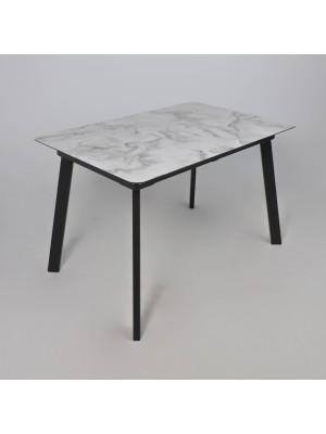 Кухонный стол Lepremo AV 1209 Виктори натуральный/черный под углом