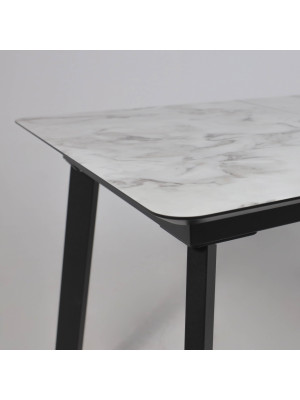 Кухонный стол Lepremo AV 1209 Виктори натуральный/черный вблизи