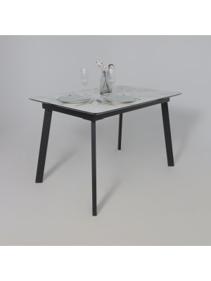 Кухонный стол Lepremo AV 1209 Виктори натуральный/черный в интерьере