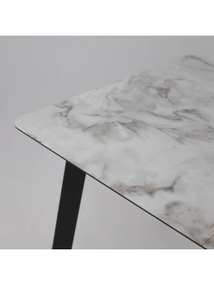 Кухонный стол Lepremo AV 1209 Виктори натуральный/черный сверху