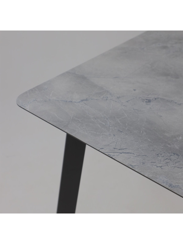 Кухонный стол Lepremo AV 1209 мрамор марквина синий/черный вблизи