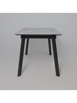 Кухонный стол Lepremo AV 1209 мрамор марквина синий/черный сбоку