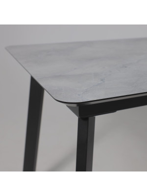 Кухонный стол Lepremo AV 1209 мрамор марквина синий/черный сверху