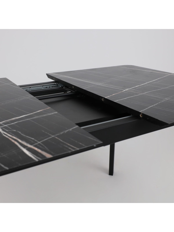 Кухонный стол Lepremo AV 1209 черный тунис /черный раздвижной механизм