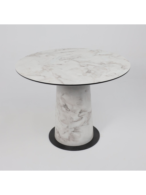 Кухонный стол Lepremo AV 1317 Виктори натуральный/черный сверху