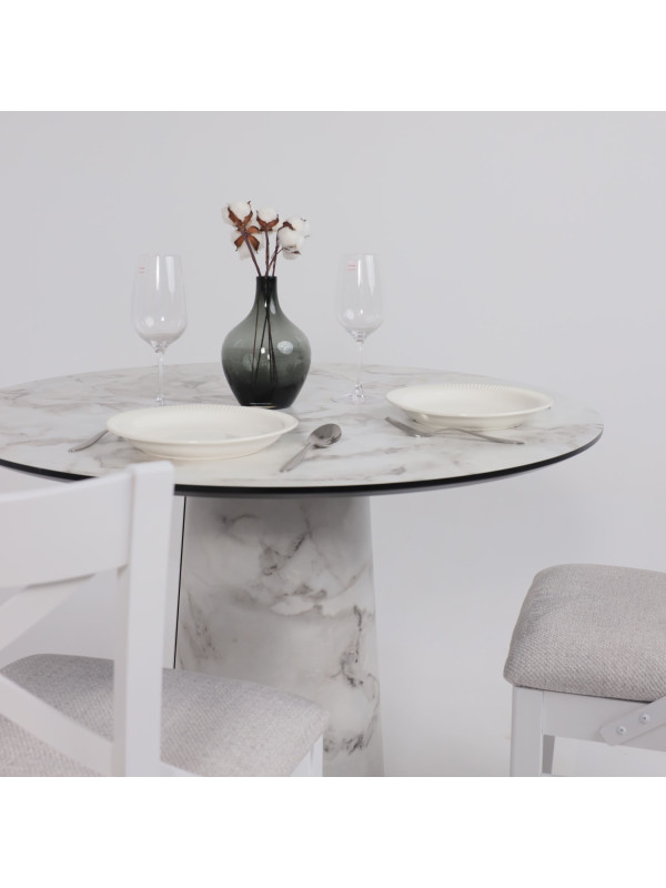 Кухонный стол Lepremo AV 1317 Виктори натуральный/черный в