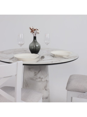 Кухонный стол Lepremo AV 1317 Виктори натуральный/черный в