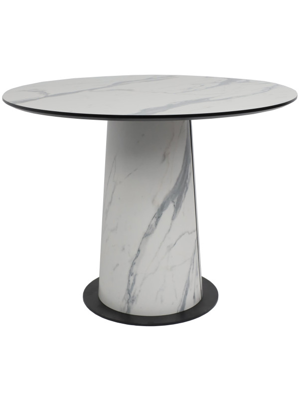 Кухонный стол Lepremo AV 1317 мрамор белый/черный