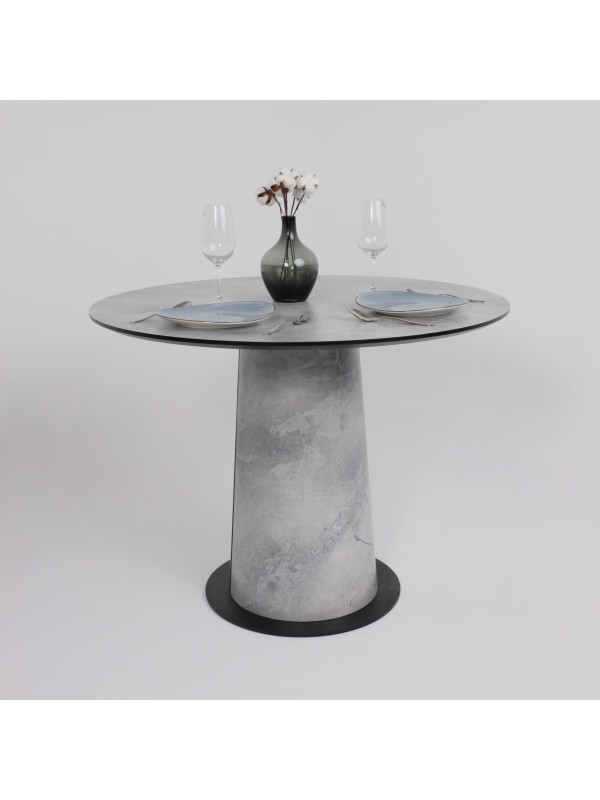 Кухонный стол Lepremo AV 1317 мрамор марквина синий/черный в интерьере