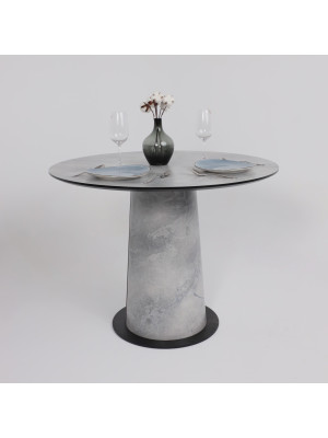 Кухонный стол Lepremo AV 1317 мрамор марквина синий/черный в интерьере