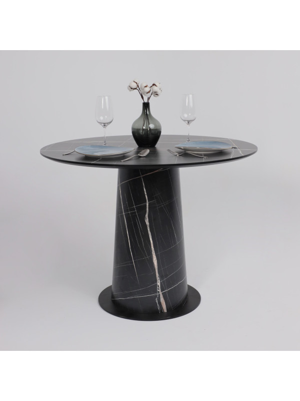 Кухонный стол Lepremo AV 1317 черный тунис/черный в интерьере