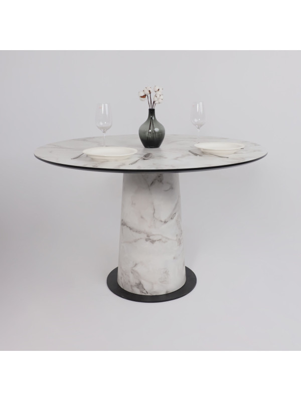 Кухонный стол Lepremo AV 1317 1200 Виктори натуральный/черный в интерьере