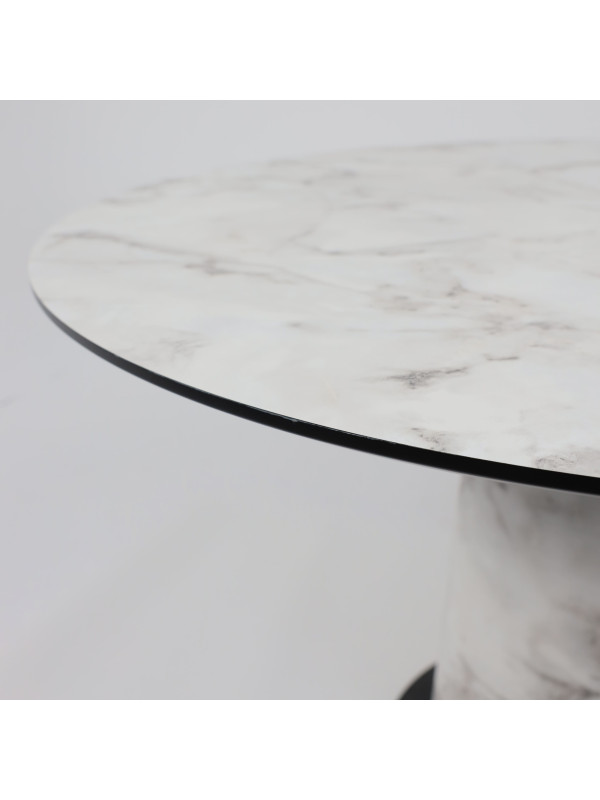 Кухонный стол Lepremo AV 1317 1200 Виктори натуральный/черный вблизи