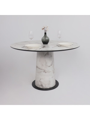 Кухонный стол Lepremo AV 1317 1200 Виктори натуральный/черный в интерьере