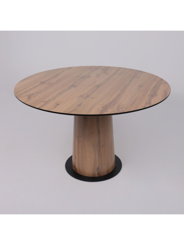 Кухонный стол Lepremo AV 1317 1200 Дуб Вотан/черный сверху