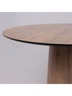 Кухонный стол Lepremo AV 1317 1200 Дуб Вотан/черный вблизи