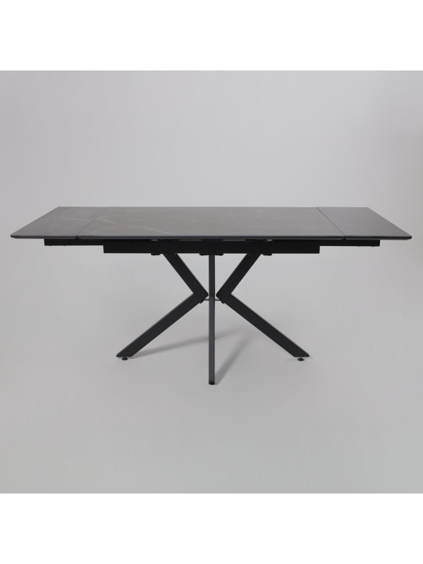 Кухонный стол Lepremo AV 2111 черный матовый Shakespeare/черный раздвижной механизм (2)