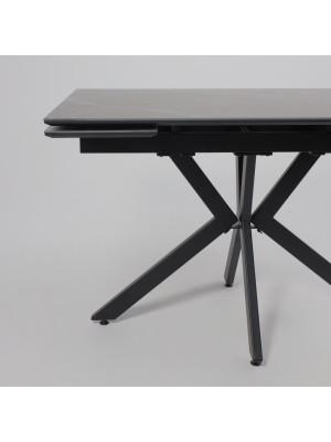 Кухонный стол Lepremo AV 2111 черный матовый Shakespeare/черный сбоку