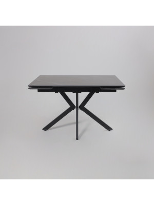 Кухонный стол Lepremo AV 2111 черный матовый Shakespeare/черный раздвижной механизм