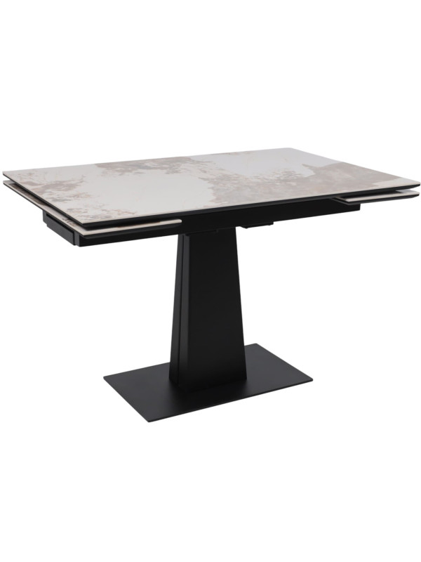 Кухонный стол Lepremo AV 2119 белый глянцевый Pandora/черный