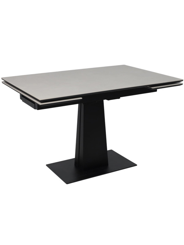 Кухонный стол Lepremo AV 2119 серый матовый Carmen Light Grey/черный