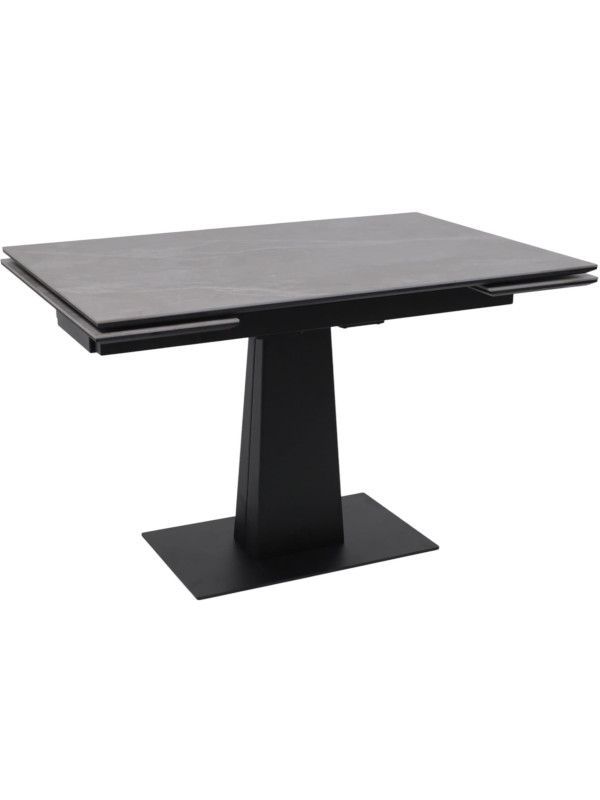 Кухонный стол Lepremo AV 2119 серый матовый Larka Grey/черный