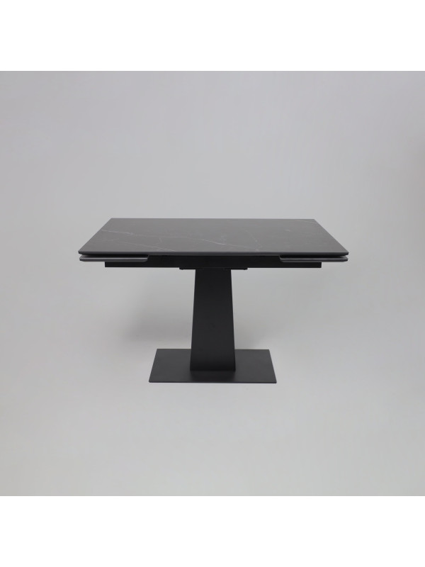 Кухонный стол Lepremo AV 2119 черный матовый Shakespeare/черный раздвижной механизм