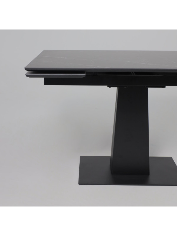 Кухонный стол Lepremo AV 2119 черный матовый Shakespeare/черный спереди