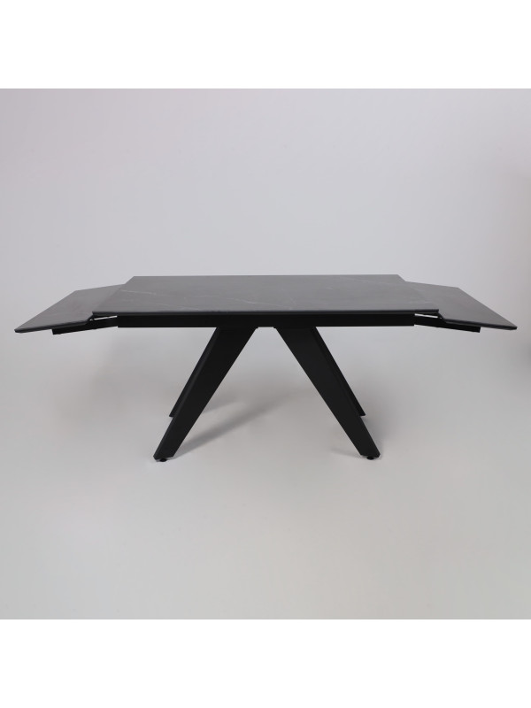 Кухонный стол Lepremo AV 2122 черный матовый Shakespeare/черный раздвижной механизм (1)