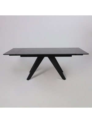 Кухонный стол Lepremo AV 2122 черный матовый Shakespeare/черный раздвижной механизм (2)