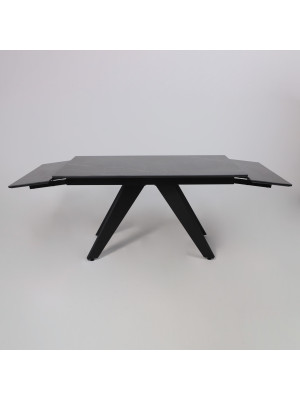 Кухонный стол Lepremo AV 2122 черный матовый Shakespeare/черный раздвижной механизм (1)