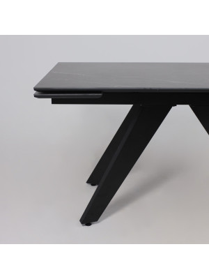 Кухонный стол Lepremo AV 2122 черный матовый Shakespeare/черный спереди