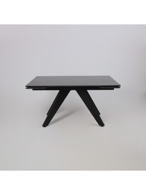 Кухонный стол Lepremo AV 2122 черный матовый Shakespeare/черный раздвижной механизм