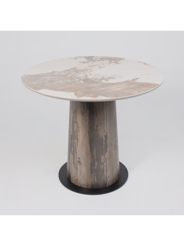 Кухонный стол Lepremo AV 2317 белый глянцевый Pandora/ипанема сверху