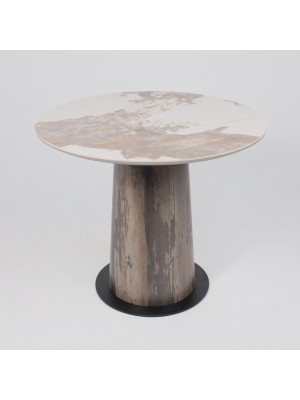 Кухонный стол Lepremo AV 2317 белый глянцевый Pandora/ипанема сверху