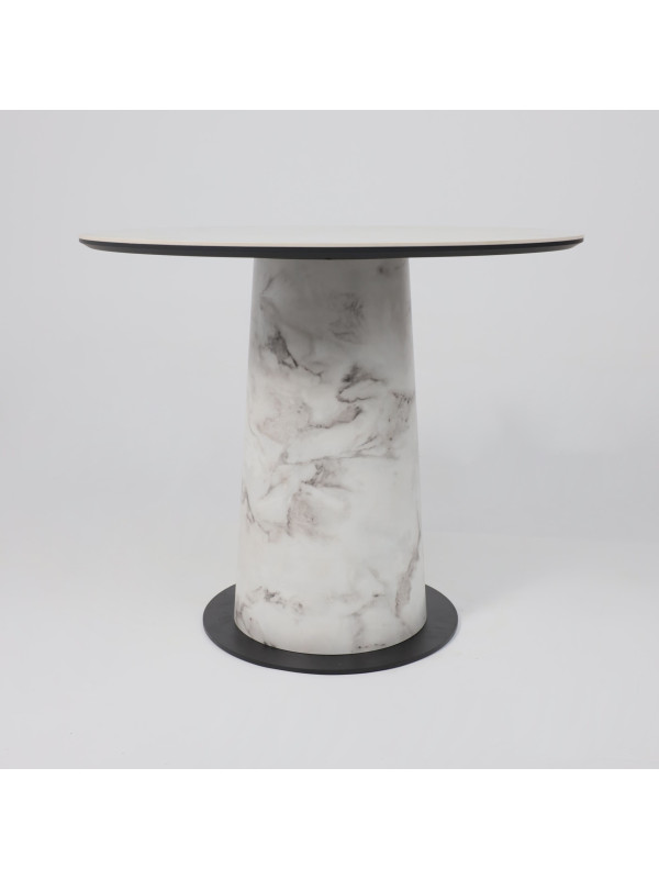 Кухонный стол Lepremo AV 2317 натуральный глянцевый Gold Jade/Виктори натуральный спереди