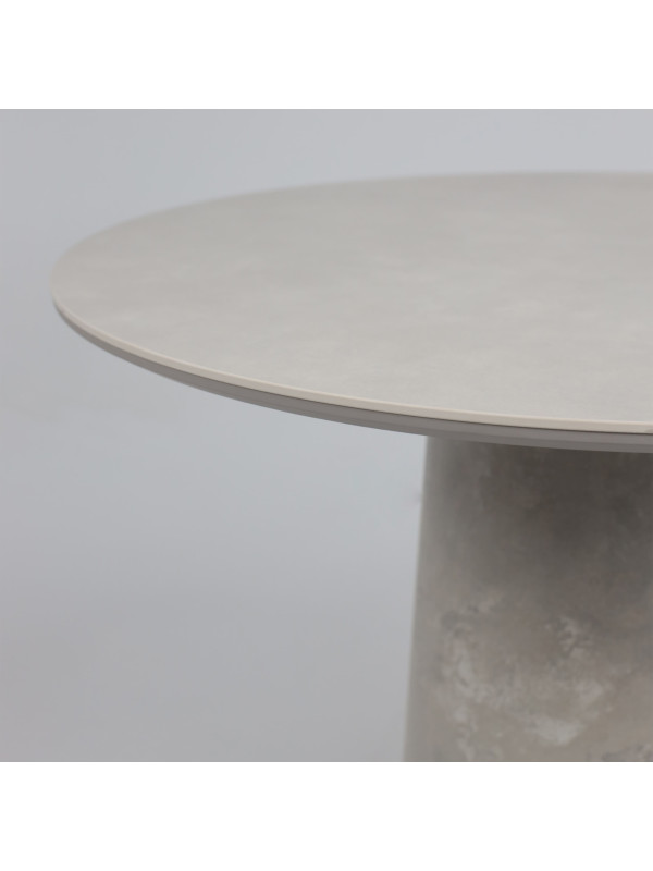 Кухонный стол Lepremo AV 2317 серый матовый Carmen Light Grey/бетао вблизи