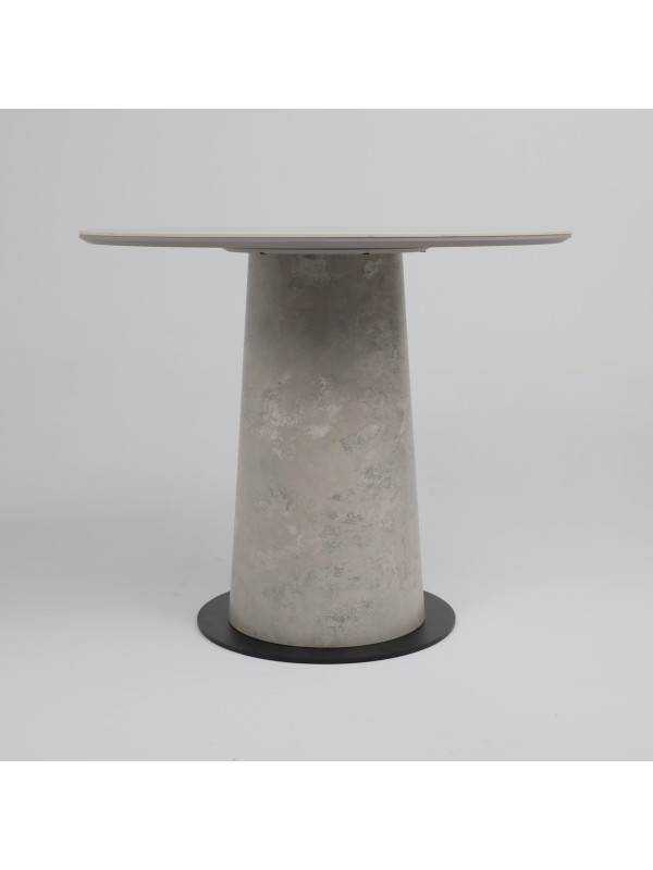 Кухонный стол Lepremo AV 2317 серый матовый Carmen Light Grey/бетао сбоку