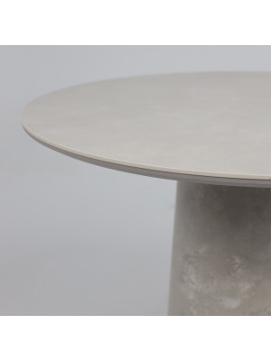 Кухонный стол Lepremo AV 2317 серый матовый Carmen Light Grey/бетао вблизи