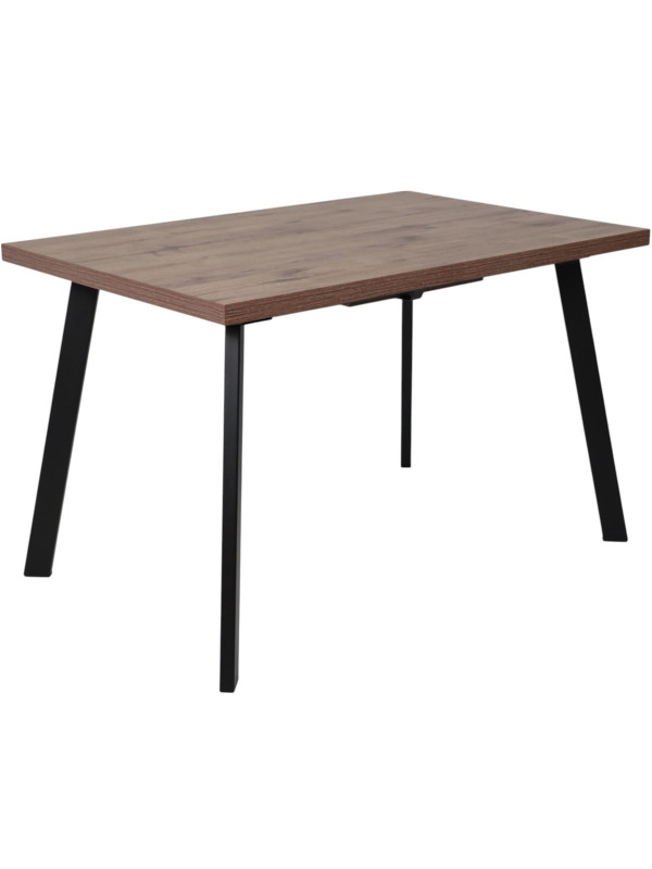 Кухонный стол MamaDoma Borg-120 дуб Веллингтон/чёрный