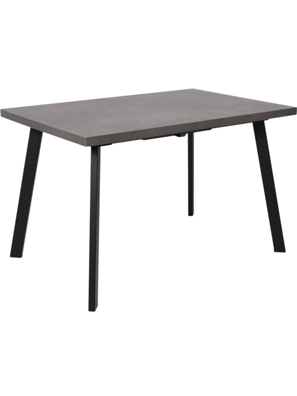 Кухонный стол MamaDoma Borg-120 дымчатая керамика/чёрный