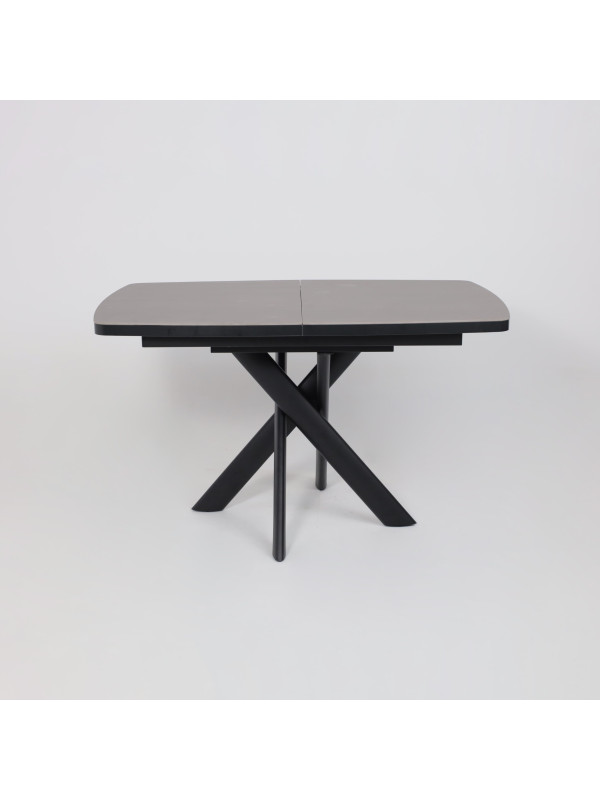 Кухонный стол MamaDoma Leonel-130 Indigo Grey ST Cer/черный раздвижной механизм (1)