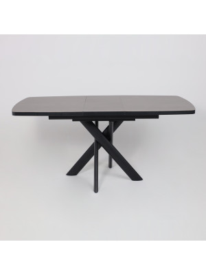 Кухонный стол MamaDoma Leonel-130 Indigo Grey ST Cer/черный раздвижной механизм (4)