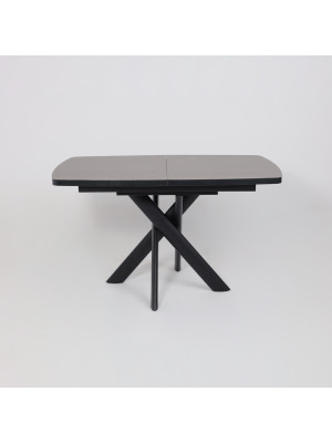 Кухонный стол MamaDoma Leonel-130 Indigo Grey ST Cer/черный раздвижной механизм (1)