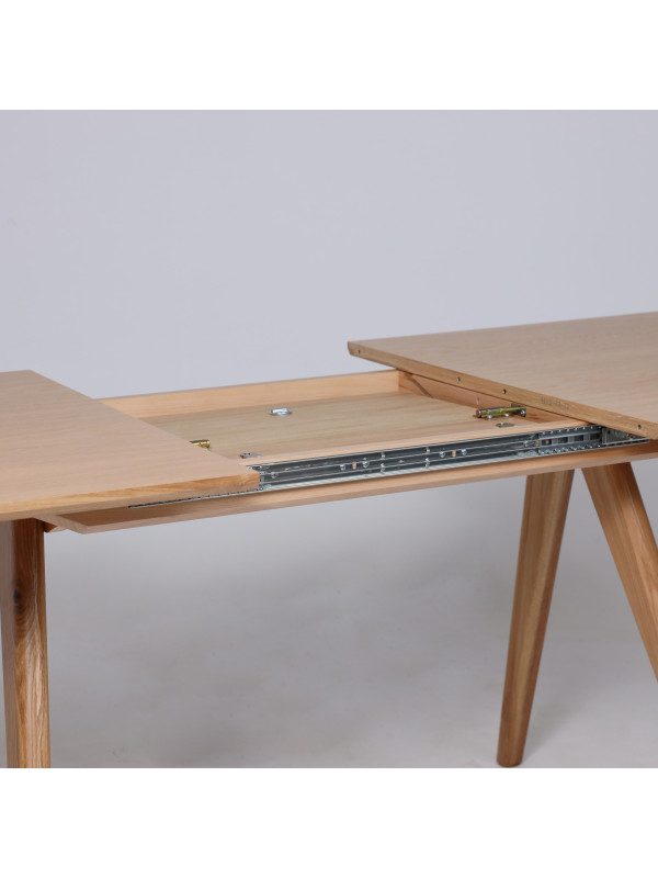 Кухонный стол ОРИМЭКС Авеню светлый дуб раздвижной механизм (2)