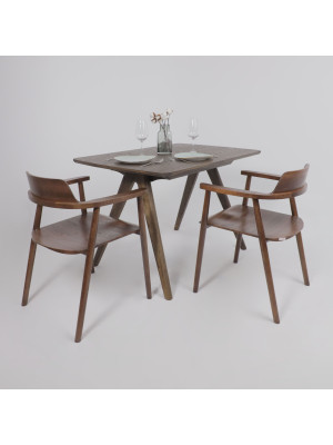 Кухонный стол ОРИМЭКС Авеню темное масло в интерьере