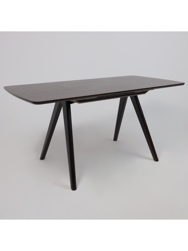 Кухонный стол ОРИМЭКС Авеню темный дуб в раздвижном виде