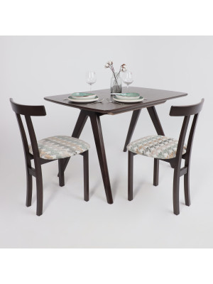 Кухонный стол ОРИМЭКС Авеню-М темный дуб в интерьере