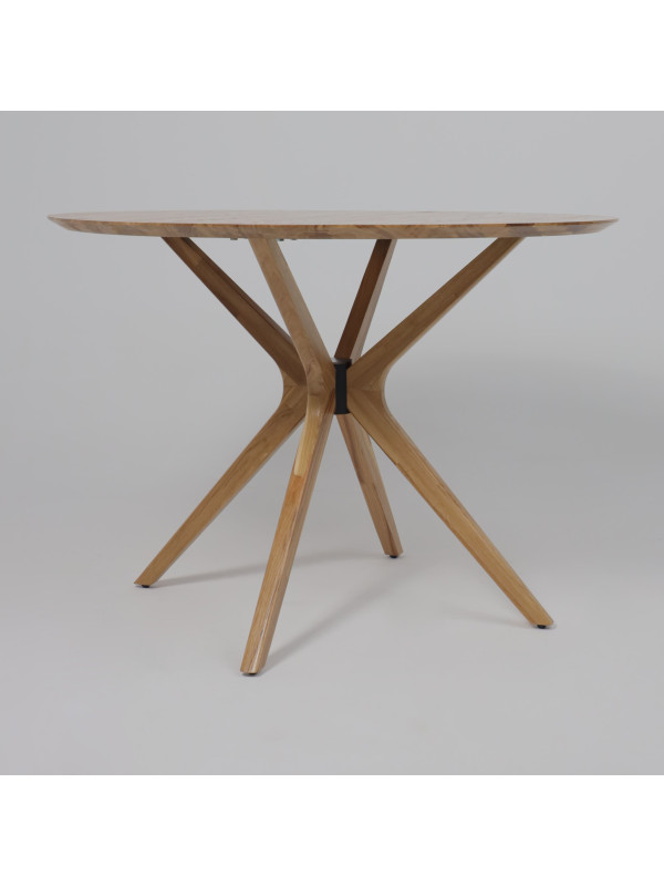 Кухонный стол Аврора Вегас дуб светлый тон 100 сбоку