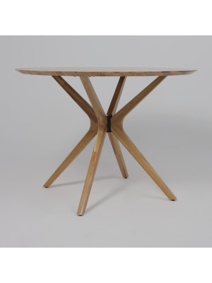 Кухонный стол Аврора Вегас дуб светлый тон 100 сбоку